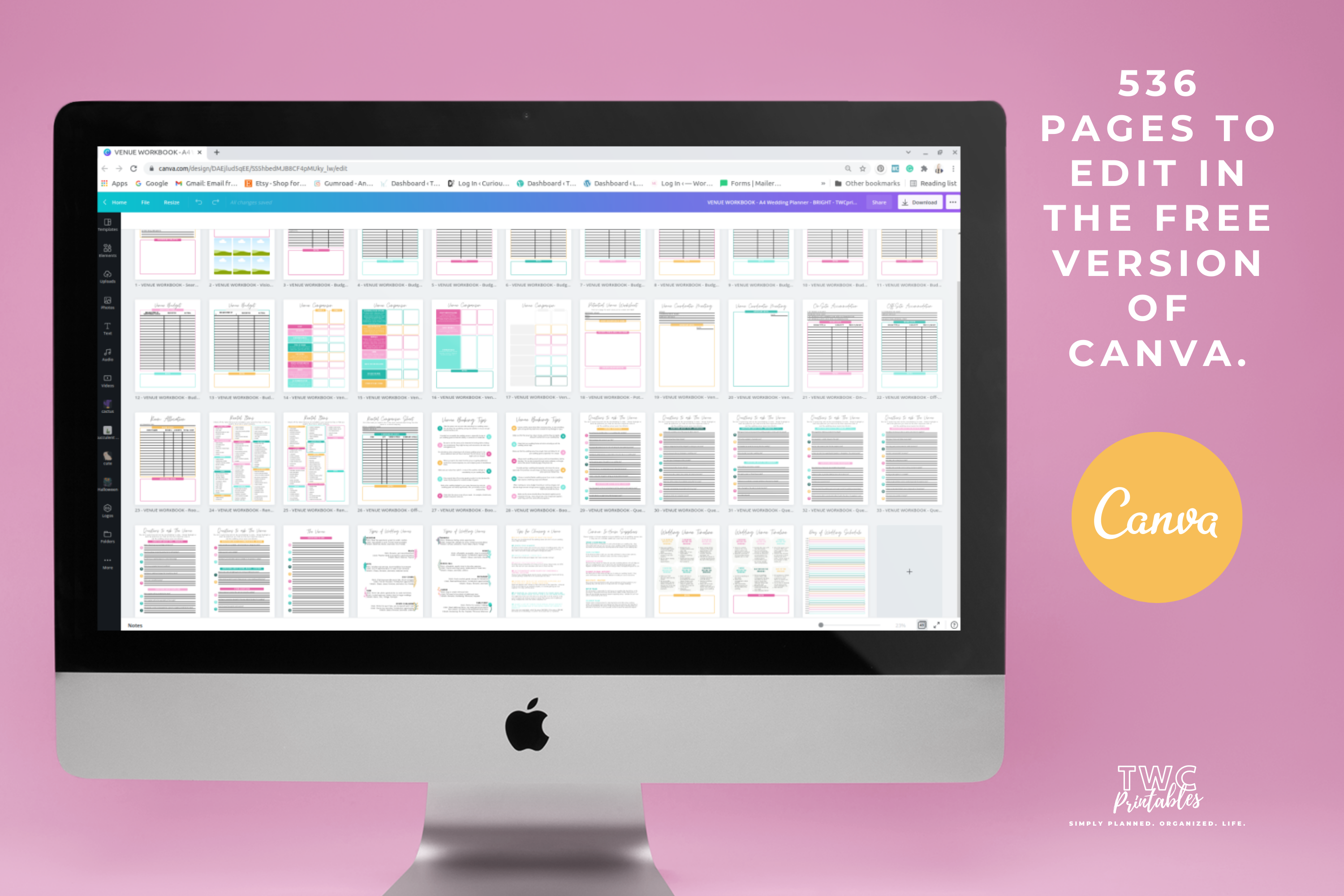 Wedding Planner | Canva Templates | BRIGHT